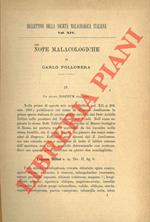 Note Malacologiche