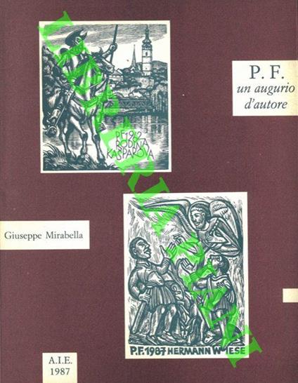 P. F. un augurio d'autore - Giuseppe Mirabella - copertina