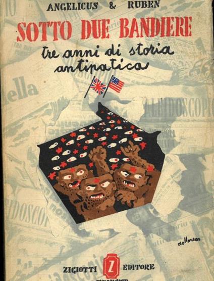 Sotto due bandiere. Tre anni di storia antipatica - copertina