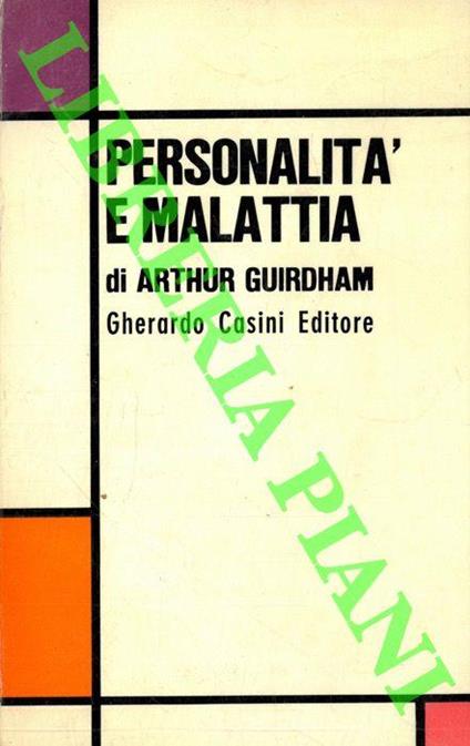 Personalit� e malattia - Arthur Guirdham - copertina