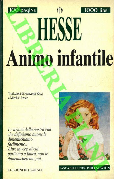 Animo infantile e altri racconti - Hermann Hesse - copertina