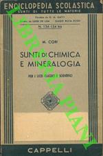 Sunti di chimica e mineralogia