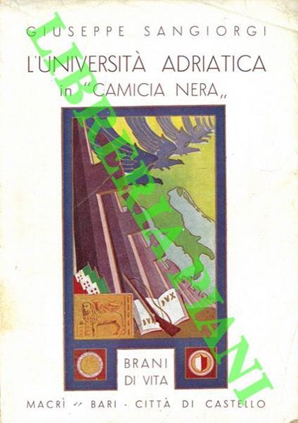 L' Università Adriatica in "Camicia nera" - Giuseppe Sangiorgi - copertina