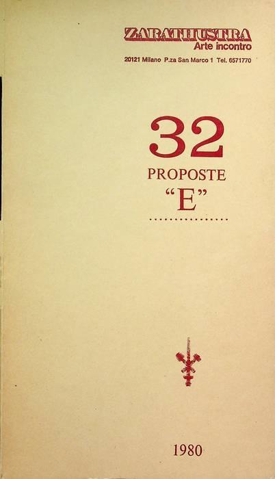 32 proposte ”E” - copertina