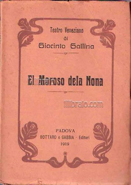 El moroso dela nona - Giacinto Gallina - copertina