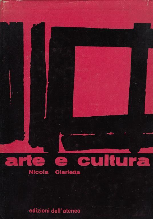 Arte e cultura - Nicola Ciarletta - copertina