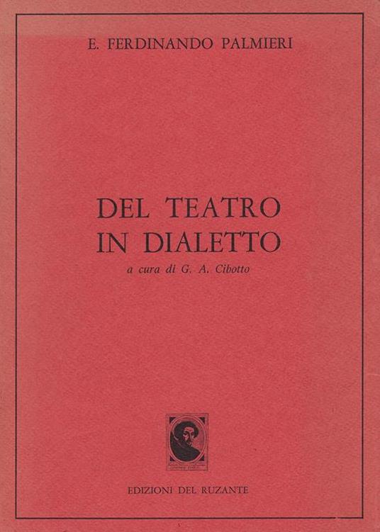 Del teatro in dialetto : saggi e cronache - copertina