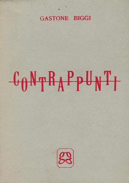 Contrappunti - Gastone Biggi - copertina