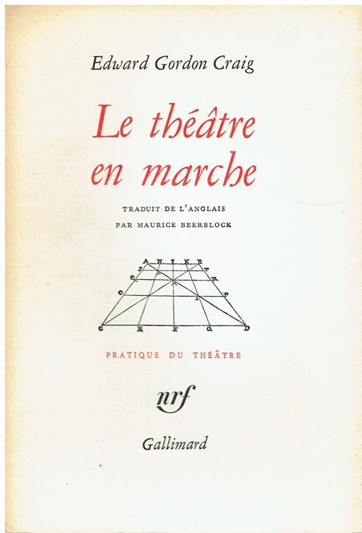 Le théâtre en marche - Edward Gordon Craig - copertina