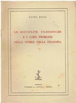 Le discipline filosofiche e i loro problemi nella storia della filosofia