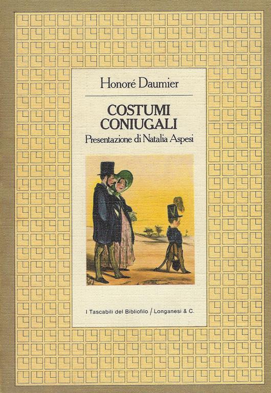 Costumi coniugali - Honoré Daumier - copertina