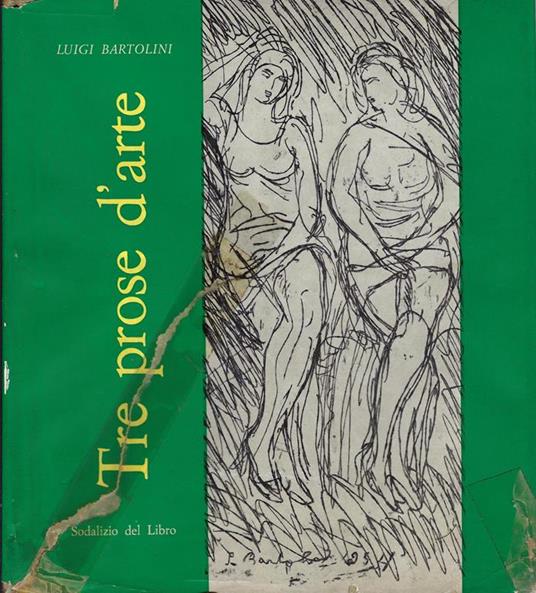 Tre prose d'arte - Luigi Bartolini - copertina