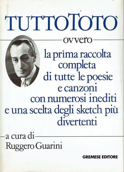 TuttoTotò - Ruggero Guarini - copertina