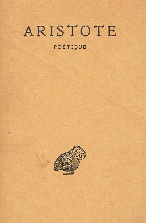 Poétique - Aristotele - copertina