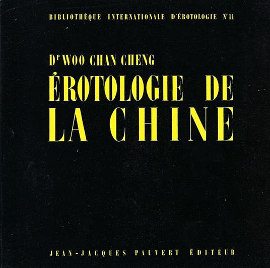 Érotologie de la Chine : tradition chinoise de l'érotisme - copertina