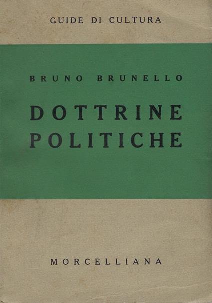 Dottrine politiche - Bruno Brunello - copertina