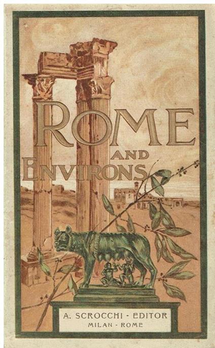 Practical illustrated guide to the city of Rome,Suburbs and Outskirts - Euclide Sabatini - copertina