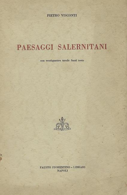 Paesaggi salernitani - Pietro Visconti - copertina