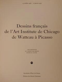 Dessins Français De L’Art Institute De Chicago De Watteau À Picasso - Hans Joachim - copertina