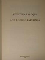 Walpole Gallery. Venetian baroque and rococo paintings. Londra, June 13th - July 20th , 1990