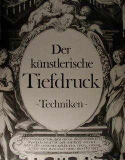 Der Kunstlerische Tiefdruck. Technischen. Darmstadt, 15. Oktober - 30. November 1982 - Bruno Schulz - copertina