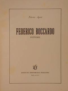 Federico Boccardo Pittore - Nietta Aprà - copertina