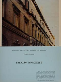 Palazzo Borghese - Renzo Mattioli - copertina