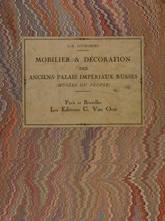Mobilier & Decoration Des Anciens Palais Imperiaux Russes (Musées Du Peuple) - G.K. Loukomski - copertina