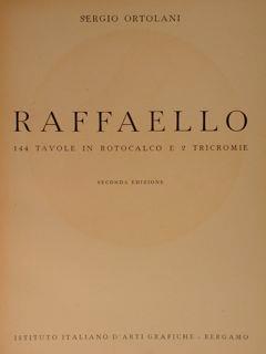 Raffaello - Salvatore Ortolani - copertina