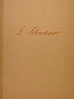 Gottfried Schadow Der Zeichner. Mit 12 Faksimile-Reproduktionen Nach Originalen Aus Dem Besitz Der Nationalgalerie Und Der Akademie Der Kuenste Zu Berlin