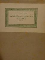 Contributi alla Biblioteca Bibliografica Italica diretta da Marino Parenti. Volume dodicesimo. SAGGISTICA LETTERARIA ITALIANA (1938-1952)