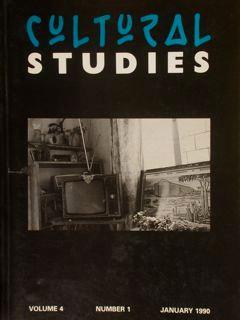 Cultural Studies. Vol. 4. Number 1. January 1990. Ethnography And Everday Life - copertina