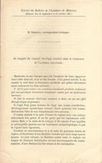 De l'emploi du courant électrique vonstant dans le traitement de l'occlusion intestinale