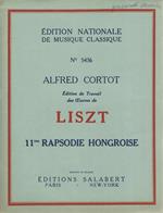 LISZT 11ÈME RAPSODIE HONGROISE