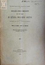 Osservazioni cliniche e semeiologiche su 30 casi di ectasia dell'arco aortico. in rapporto specialmente agli studi più recenti sull'argomento