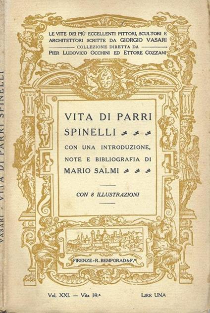 Vita di Parri Spinelli - Giorgio Vasari - copertina