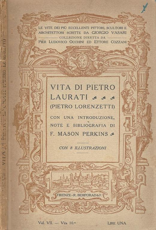 Vita di Pietro Laurati. (Pietro Lorenzetti) - Giorgio Vasari - copertina