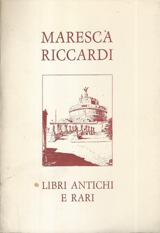 Libri Antichi e Rari - copertina