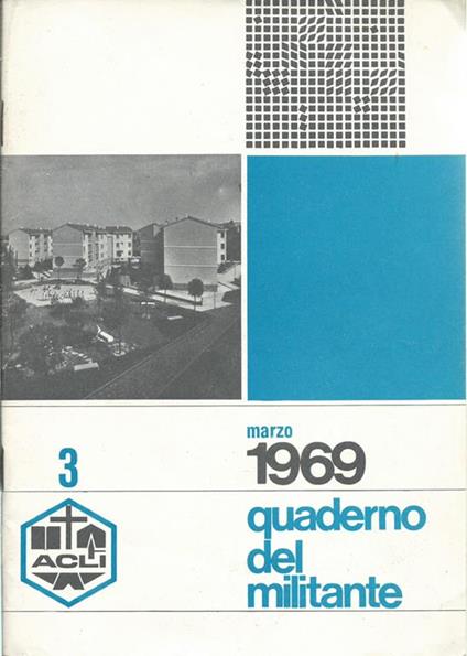 Quaderno del militante, marzo 1969 - copertina