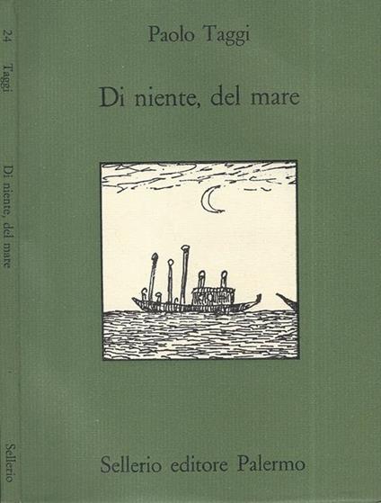 Di niente, del mare - Paolo Taggi - copertina