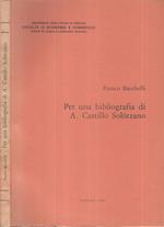 Per una bibliografia di A. Castillo Solorzano