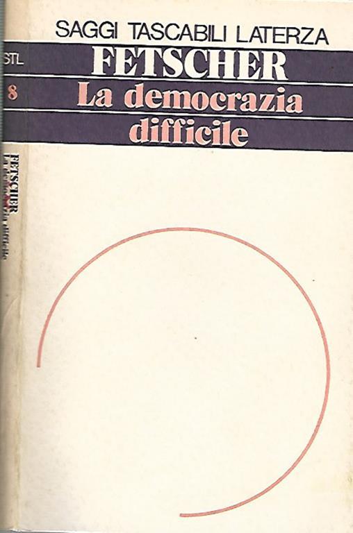 La democrazia difficile - Iring Fetscher - copertina