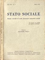 Stato sociale Anno XIV n. 3. Rivista mensile di studi finanziari economici sociali