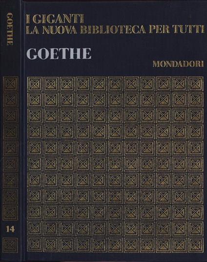 Goethe - Horst Hohendorf - copertina