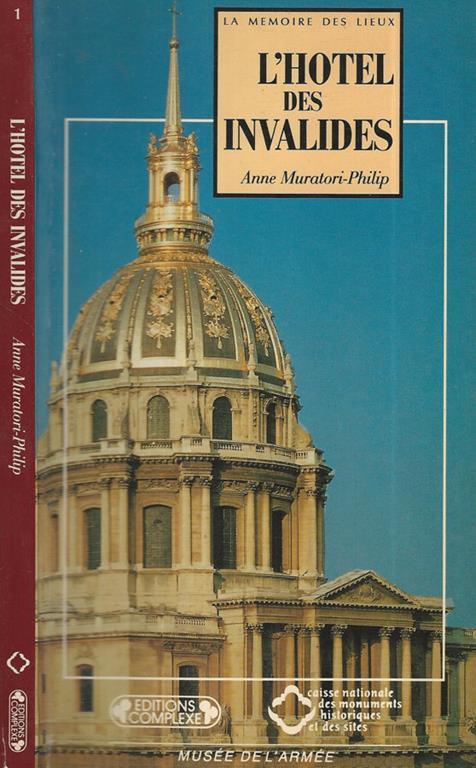 L' Hotel des Invalides - Anne Muratori-Philip - copertina