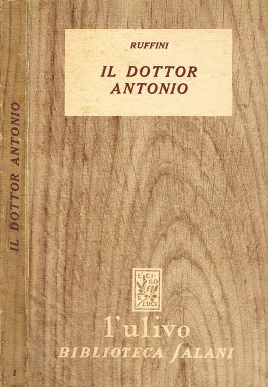 Il Dottor Antonio - Giovanni Ruffini - copertina