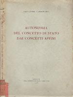 Autonomia del concetto di stato dai concetti affini