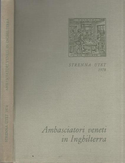 Ambasciatori veneti in Inghilterra - copertina