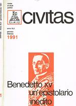 Civitas. Rivista bimestarle di studi politici fondata nel 1919 da Filippo Meda. Anno XLII n.1