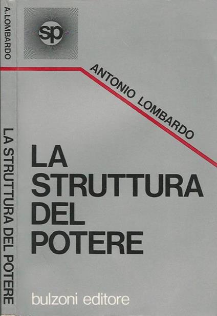 La struttura del potere. problemi di teoria e di ricerca empirica - Antonio Lombardo - copertina